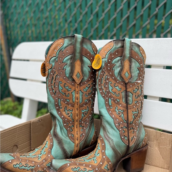 Corral Cowgirl Boots Retail $300+ size 9.5 - Picture 1 of 4
